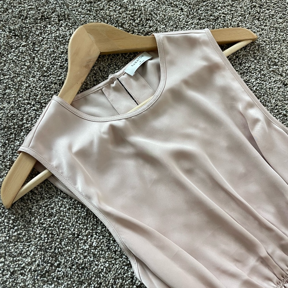 Aritzia Babaton Floreua Top in Rose Cloud Pink - Picture 9 of 9
